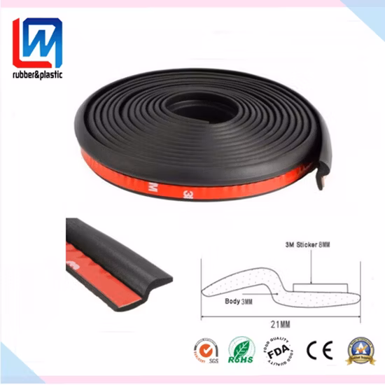 Extrusionsschaum-Schwammgummiprofil für Holztüren und -fenster