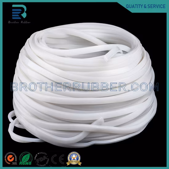 Voll- und Schaumgummi-Co-Extrusionsdichtungsstreifen EPDM-Gummiprofil